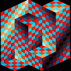 vasarely_3d_stereo_painting_op_art