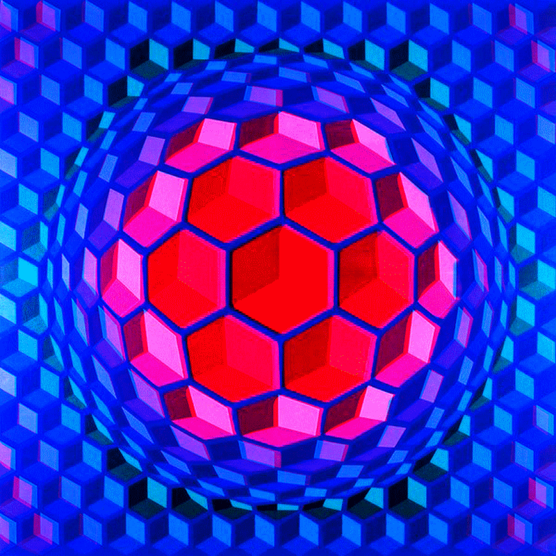 vasarely_3d_stereo_painting_op_art