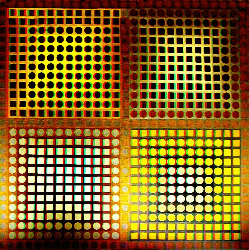 vasarely_3d_stereo_painting_op_art