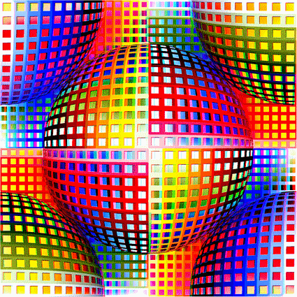 vasarely_3d_stereo_painting_op_art